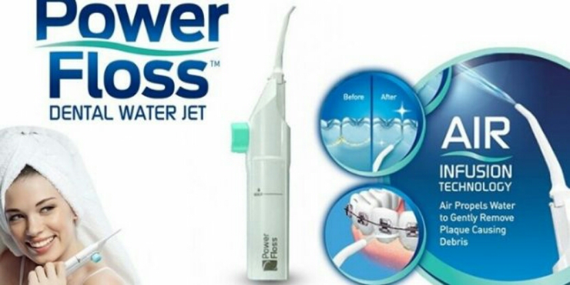 خرید پستی  نخ دندان آبی واترجت powerfloss