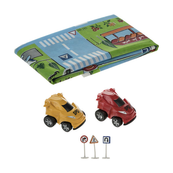 بازی شهر کوچک همراه با علائم رانندگی Small town game with driving signs