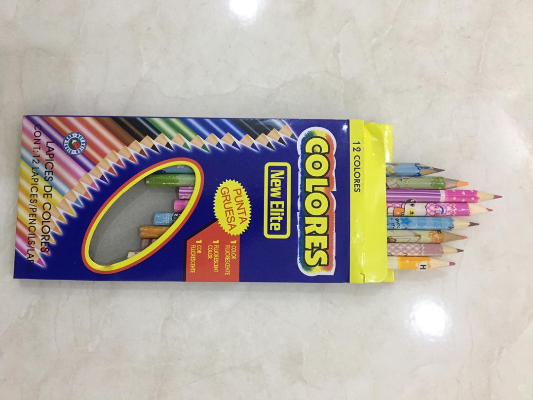 خرید ارزان قیمت جعبه مداد رنگی مقوایی