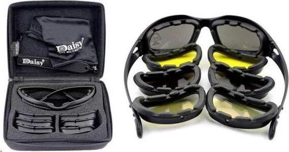 خرید ارزان قمیت عینک ورزشی کوهنوردی 4 لنز مختلف