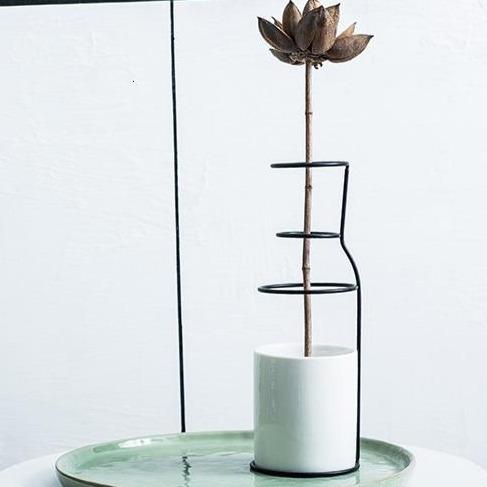 گلدان فلزی پلاس هوم بلند PlusHome tall metal vase