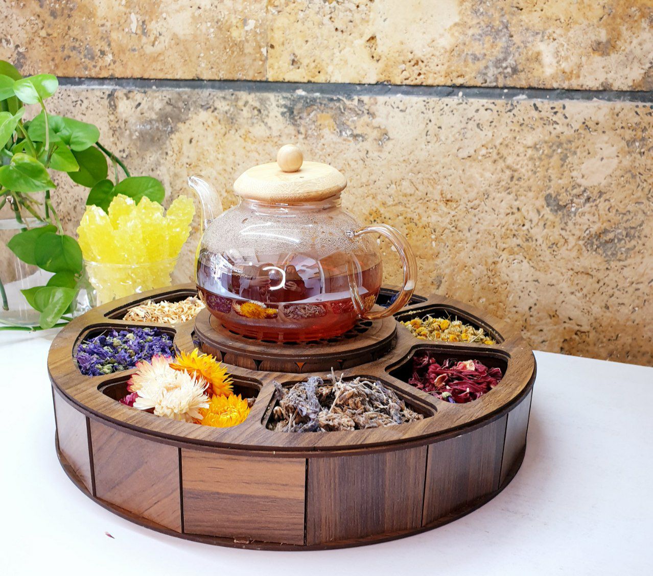 تی باکس چوبی woodtea