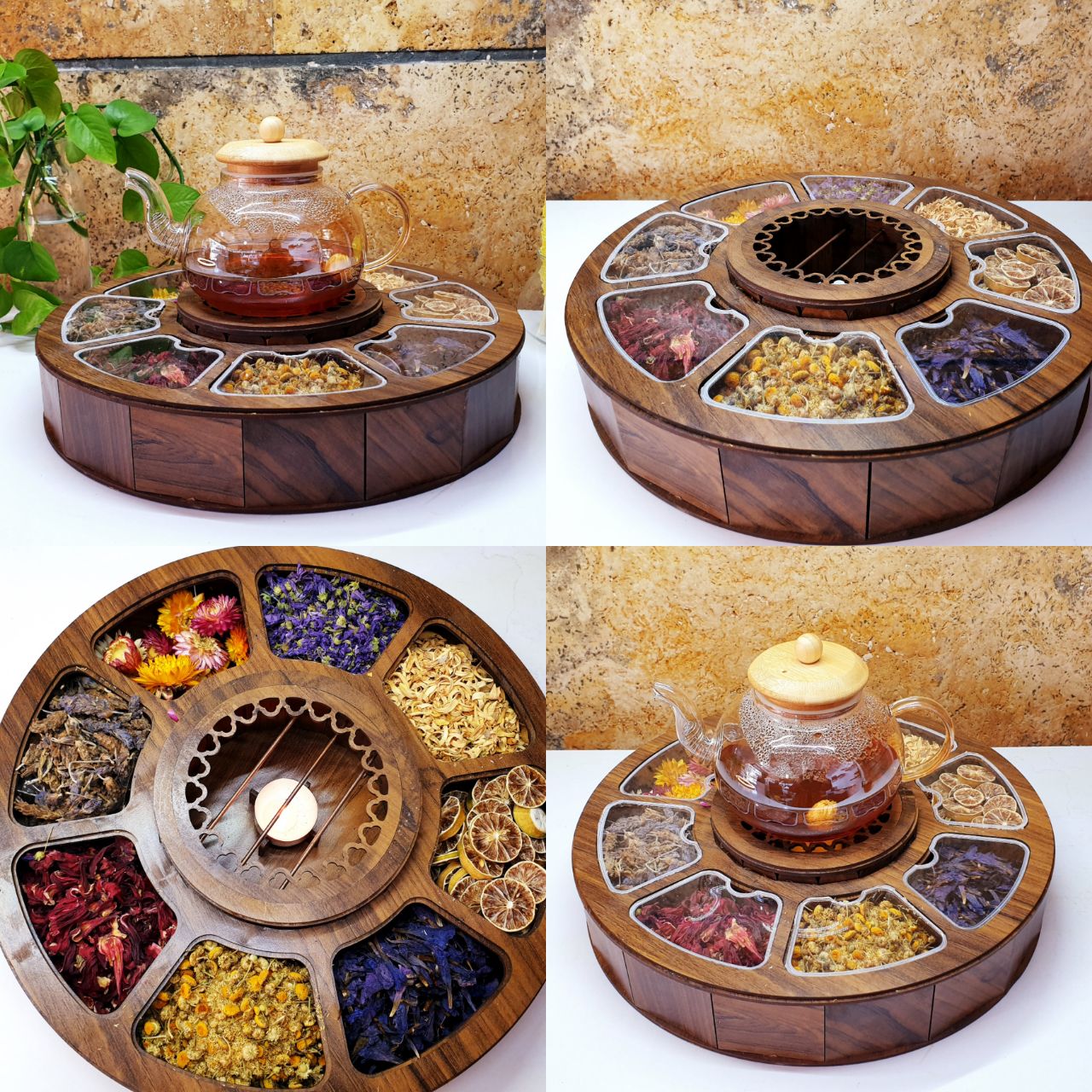 تی باکس چوبی woodtea