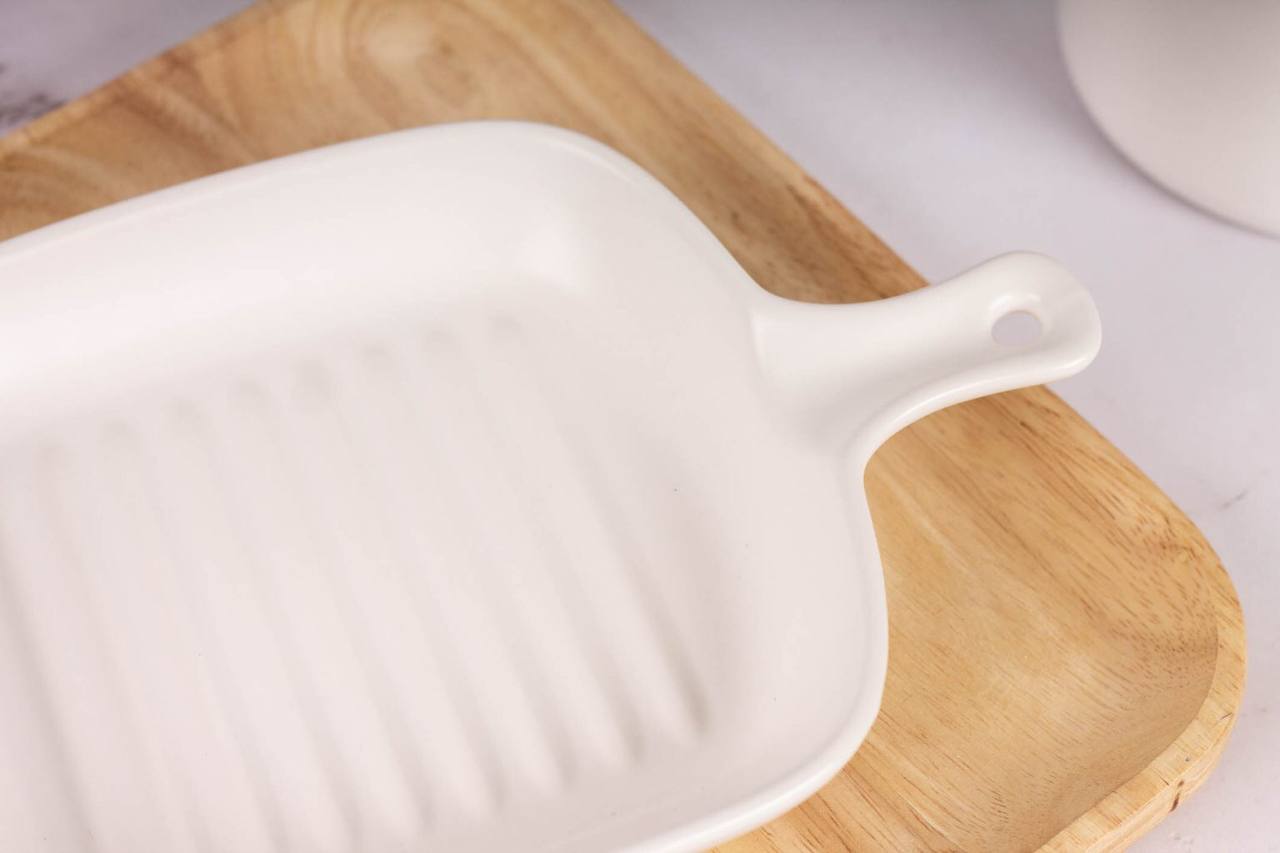 تابه تک دسته مربعی ویمس Single square vims pan سفید تابه تک دسته مربعی ویمس Single square vims pan سفید