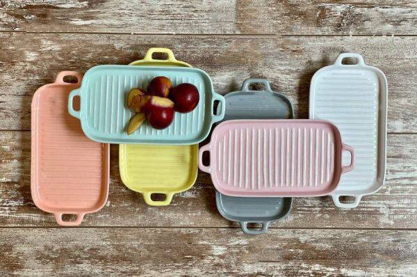 تابه دو دسته مستطیلی وینسم Two rectangular pans of vinsm تابه دو دسته مستطیلی وینسم Two rectangular pans of vinsm