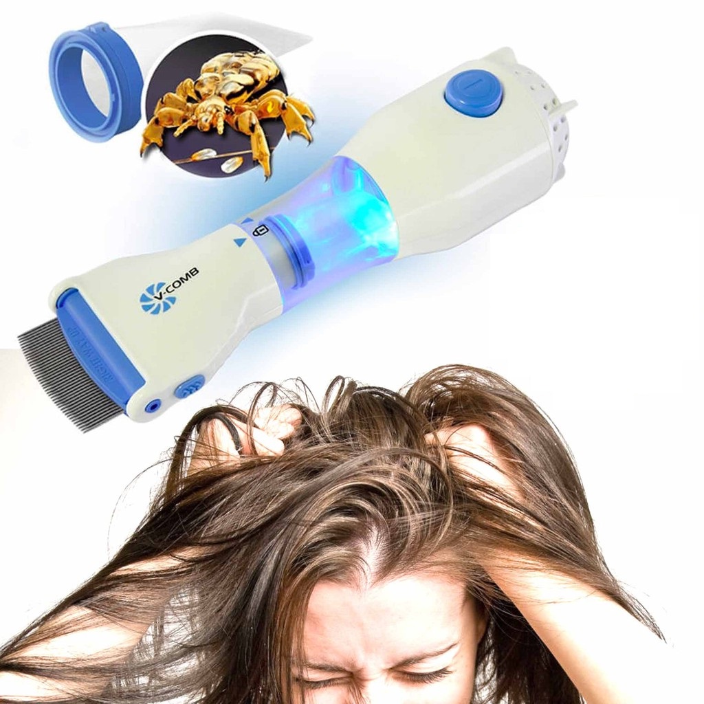 شانه الکتریکی شپش گیر و-کامبو Electric lice comb v-comb شانه الکتریکی شپش گیر و-کامبو Electric lice comb v-comb