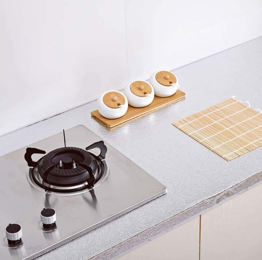 فویل کابینت نقره ای 5 متری