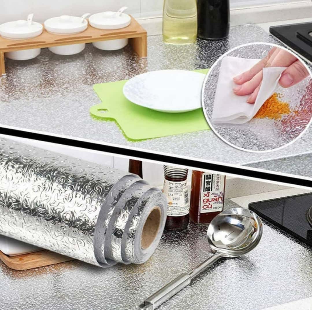 فویل کابینت نقره ای 5 متری